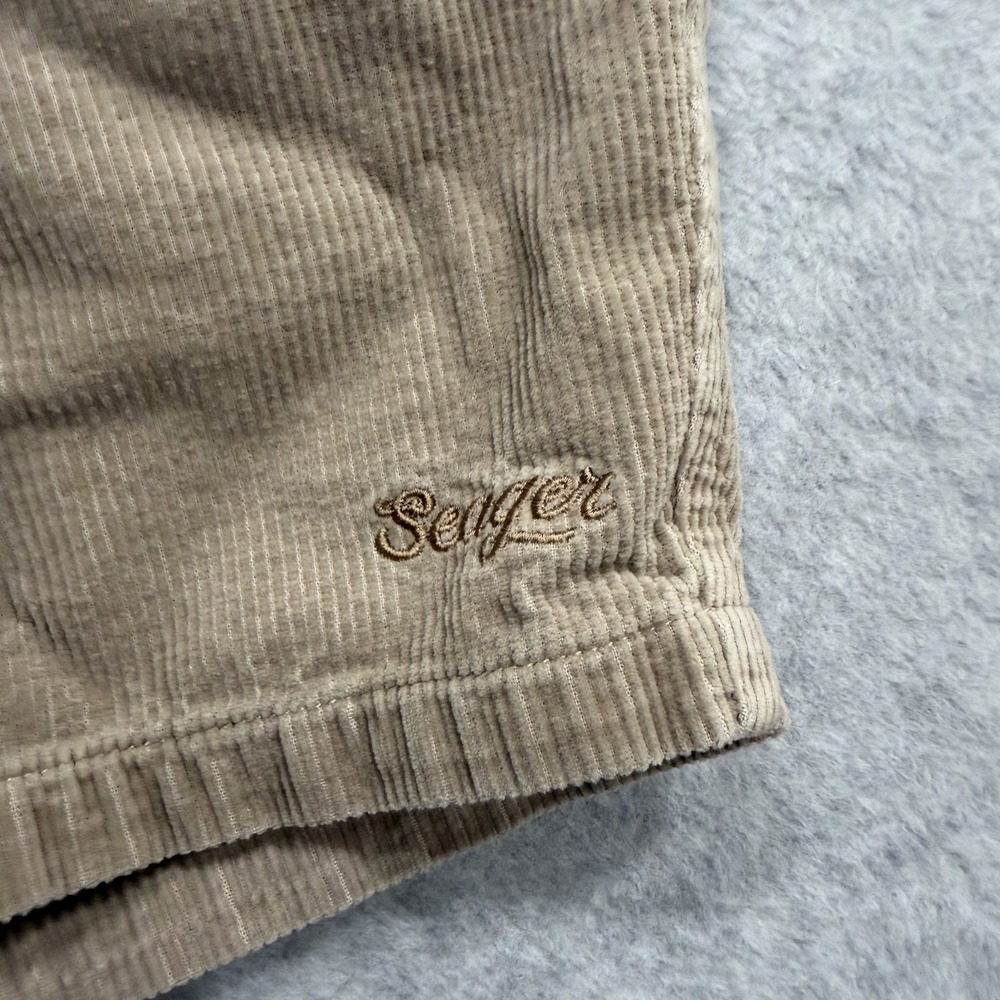 Seager Shorts Mens M Stone Yuma Corduroy - Picture 3 of 10